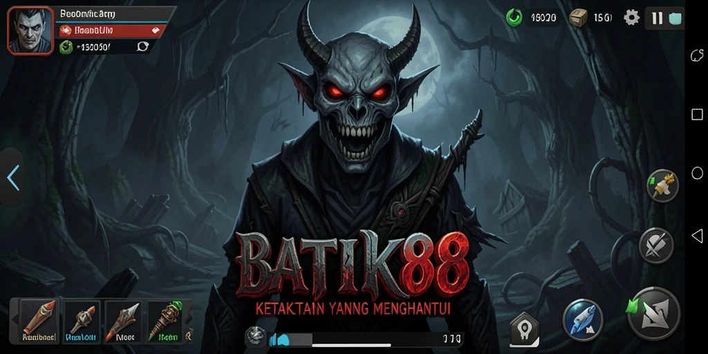 Tampilkan gameplay mencekam dalam dunia penuh hantu dan teka-teki.