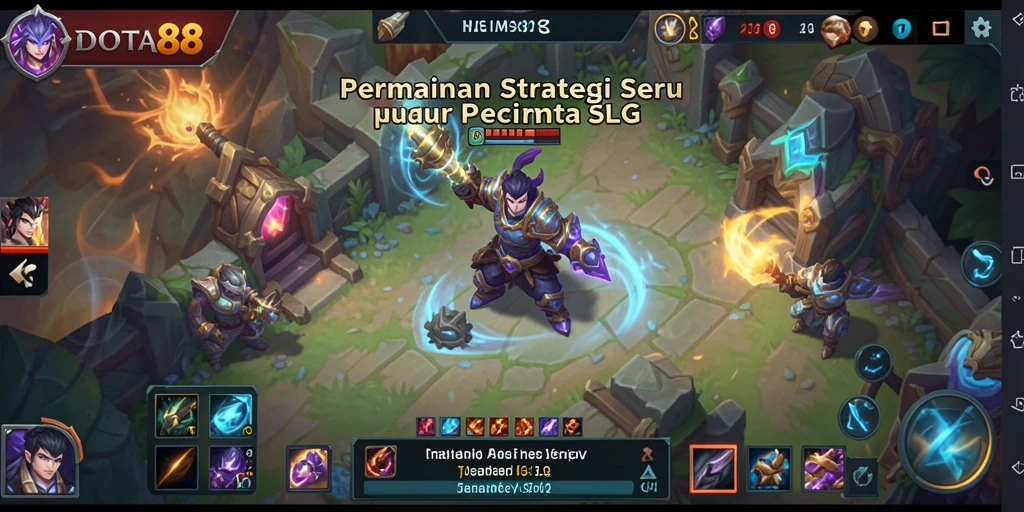 Tampilan gameplay DOTA88 dengan aksi strategis yang mendebarkan.