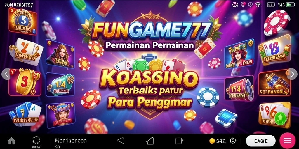 Tampilan gameplay Kasino yang menarik dan interaktif di FUNGAME777.