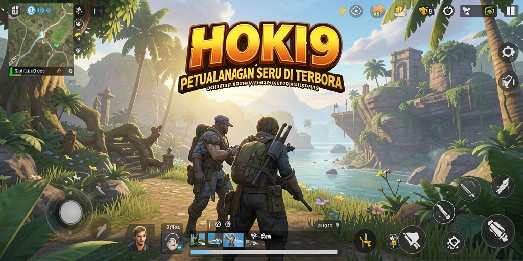 Menampilkan petualangan menakjubkan di dunia terbuka HOKI9.