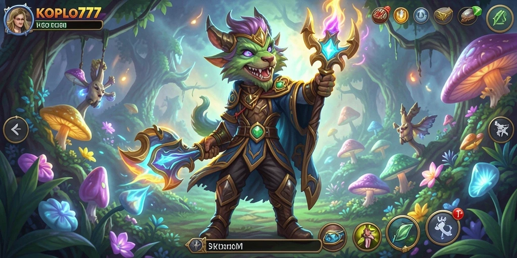 Screenshot gameplay KOPLO77 menampilkan aksi seru dan eksplorasi dunia petualangan.