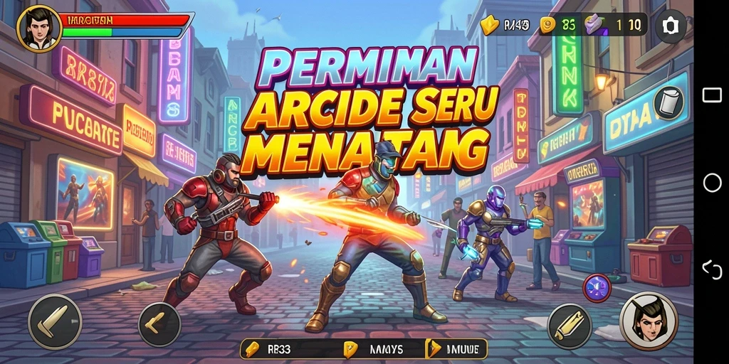 Tampilan gameplay RR33 yang seru dan menantang di level yang berbeda.